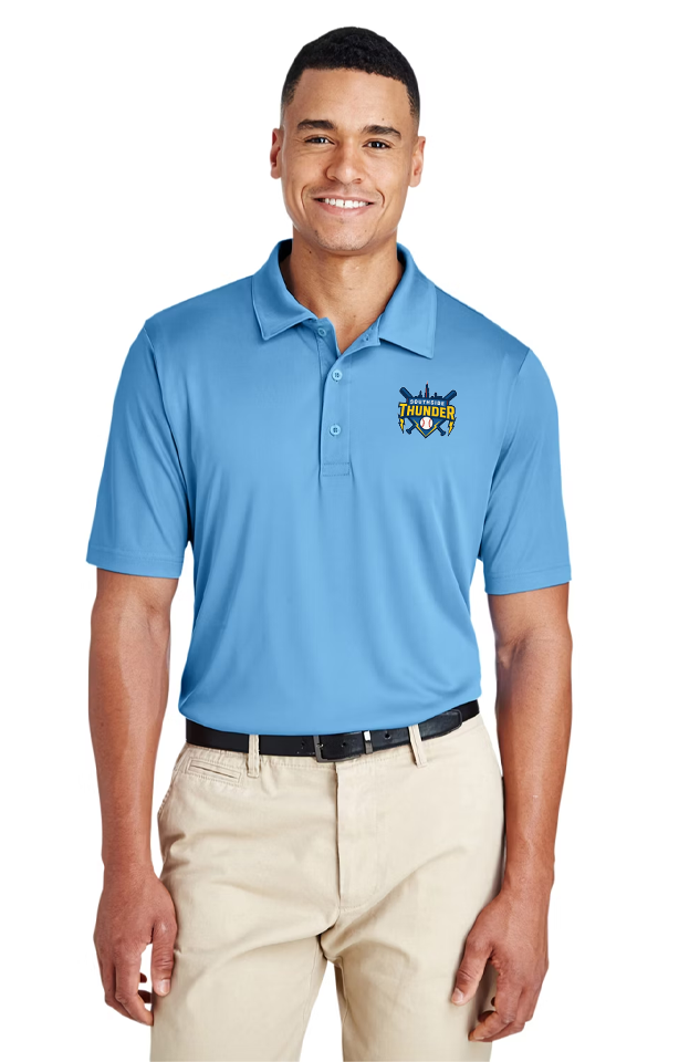 Men's Sports Polo Shirt - Light Blue