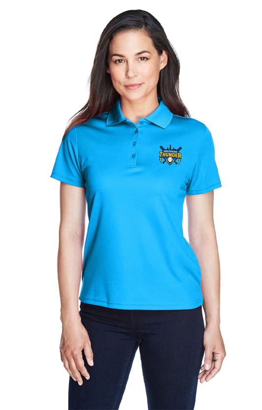 Women's Sports Polo Shirt - Light Blue