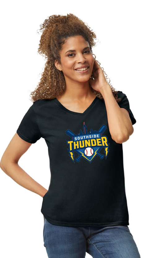 Women's Heavy Cotton Black Tee